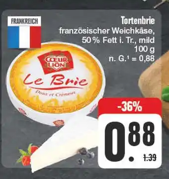 Edeka Coeur de lion tortenbrie Angebot