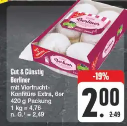 Edeka Gut & günstig berliner Angebot