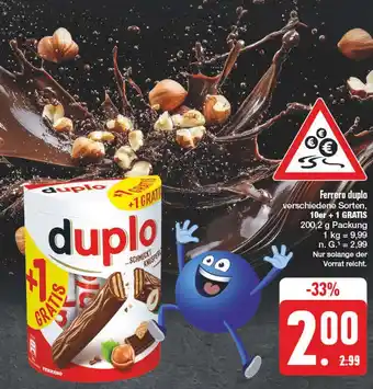 Edeka Ferrero duplo Angebot