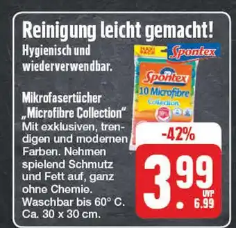 Edeka Spontex mikrofasertücher microfibre collection Angebot