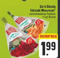 Edeka Gut & günstig fairtrade moosrosen Angebot