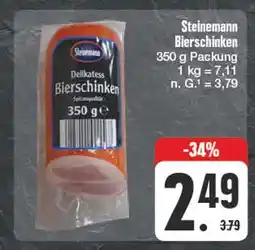 Edeka Steinemann bierschinken Angebot