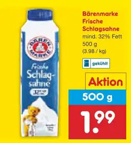 Netto Marken-Discount Bärenmarke frische schlagsahne Angebot