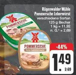 Edeka Rügenwalder mühle pommersche leberwurst Angebot