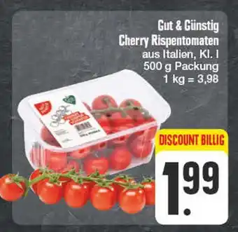 Edeka Gut & günstig cherry rispentomaten Angebot