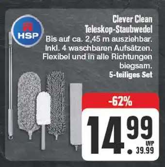 Edeka Hsp clever clean teleskop-staubwedel Angebot