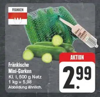 Edeka Franken fränkische mini-gurken Angebot