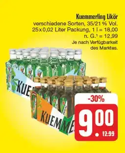 Edeka Kuemmerling likör Angebot