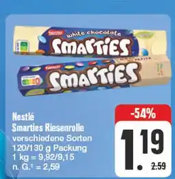 Edeka Nestlé smarties riesenrolle Angebot