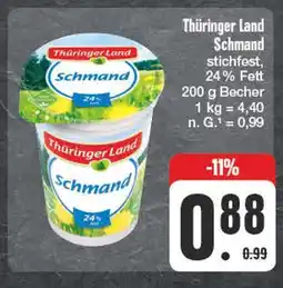 Edeka Thüringer land schmand Angebot