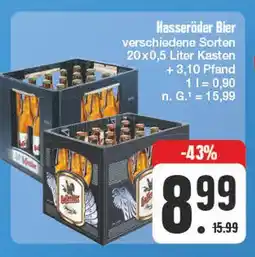 Edeka Hasseröder bier Angebot