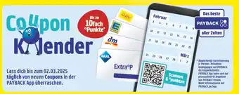 Edeka Payback coupon kalender Angebot