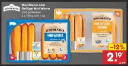 Netto Marken-Discount Hofmaier mini wiener oder geflügel mini wiener Angebot