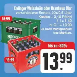 Edeka Erdinger weissbräu oder brauhaus bier Angebot