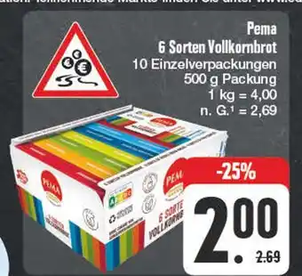 Edeka Pema 6 sorten vollkornbrot Angebot