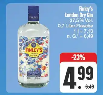 Edeka Finley's london dry gin Angebot