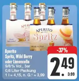 Edeka Aperito spritz, wild berry oder limoncello Angebot