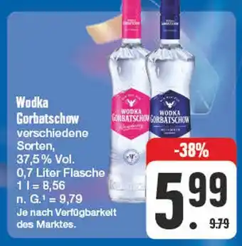 Edeka Wodka gorbatschow wodka gorbatschow Angebot