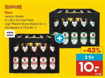 Netto Marken-Discount Grafensteiner biere Angebot