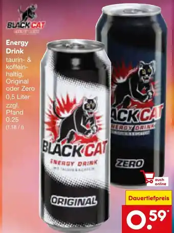 Netto Marken-Discount Black cat original oder zero Angebot