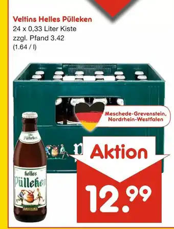 Netto Marken-Discount Veltins helles pülleken Angebot