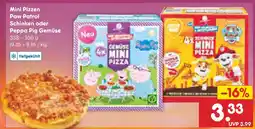 Netto Marken-Discount Paw patrol oder peppa pig mini pizzen Angebot