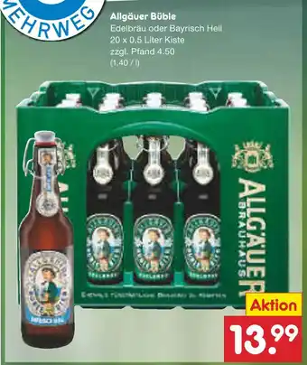 Netto Marken-Discount Allgäuer brauhaus allgäuer büble Angebot