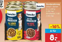 Netto Marken-Discount Sancho hundenahrung Angebot