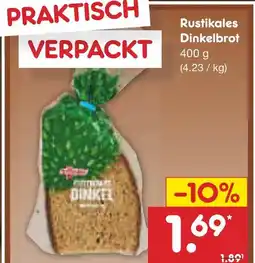 Netto Marken-Discount Rustikales dinkelbrot Angebot