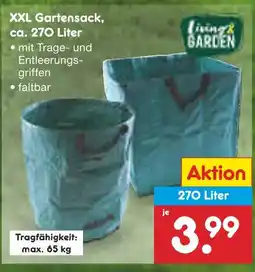 Netto Marken-Discount Living & garden xxl gartensack Angebot