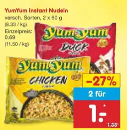 Netto Marken-Discount Yumyum instant nudeln Angebot