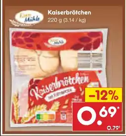 Netto Marken-Discount Kamps mühle kaiserbrötchen Angebot