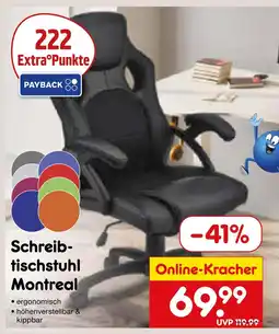 Netto Marken-Discount Schreibtischstuhl montreal Angebot