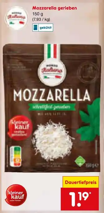 Netto Marken-Discount Mozzarella Angebot