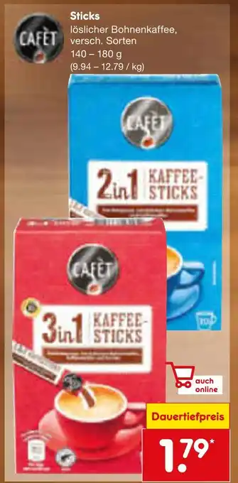 Netto Marken-Discount Cafet sticks Angebot