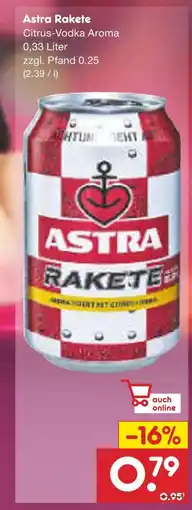 Netto Marken-Discount Astra rakete Angebot