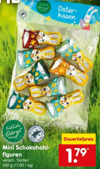 Netto Marken-Discount Mini schokohohlfiguren Angebot