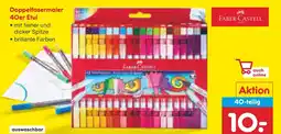 Netto Marken-Discount Faber-castell doppelfasermaler 40er etui Angebot