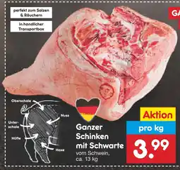 Netto Marken-Discount Ganzer schinken mit schwarte Angebot