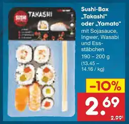 Netto Marken-Discount Sushi-box takashi oder yamato Angebot