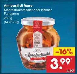 Netto Marken-Discount Antipasti di mare meeresfrüchtesalat oder kalmar fangarme Angebot