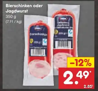 Netto Marken-Discount Bierschinken oder jagdwurst Angebot