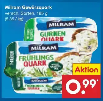 Netto Marken-Discount Milram gewürzquark Angebot