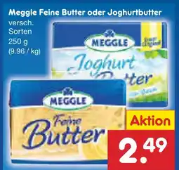 Netto Marken-Discount Meggle feine butter oder joghurtbutter Angebot