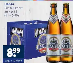 Getränkewelt Hansa hansa Angebot