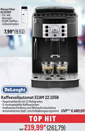 METRO DeLonghi Kaffeevollautomat ECAM 22.105B Angebot