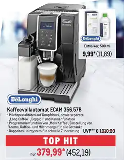 METRO DeLonghi Kaffeevollautomat ECAM 356.57B Angebot