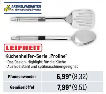 METRO LEIFHEIT Küchenhelfer-Serie „Proline“ Angebot