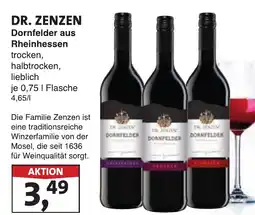 Lösch Depot DR. ZENZEN Dornfelder aus Rheinhessen Angebot