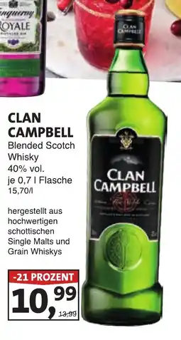 Lösch Depot CLAN CAMPBELL Blended Scotch Whisky Angebot